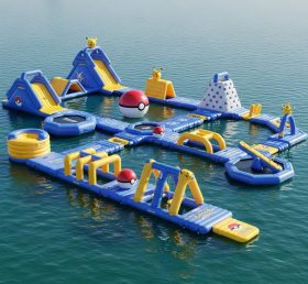S254 Parque Aquático Inflável Temático Pokémon