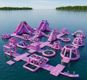 S255 Parque Aquático Inflável com Tema de Festas de Princesa