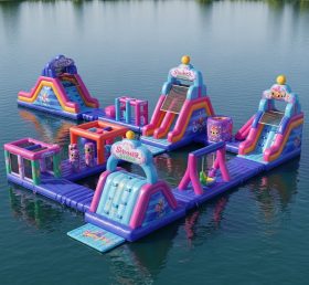 S262 Parque Aquático Inflável com Tema Shimmer & Shine