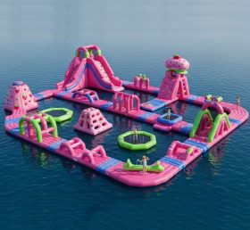 S271 Parque Aquático Inflável com Tema de Moranguinho