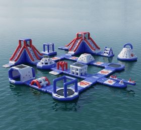 S272 Parque Aquático Inflável com Tema de Super-herói
