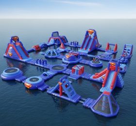 S273 Parque Aquático Inflável Tema Super-Homem