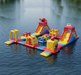 S280 Parque Aquático Inflável Tema Tickle Me Elmo