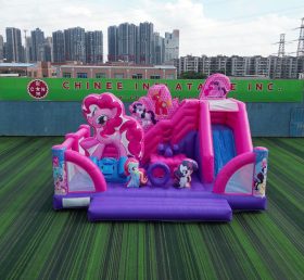 T8-1398C Castelo Saltitante My Little Pony com Escorrega