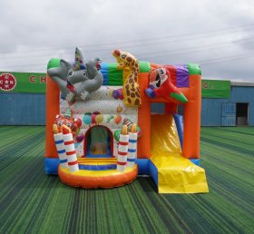 T2-4794A Castelo Inflável Mini Festa de Aniversário na Selva