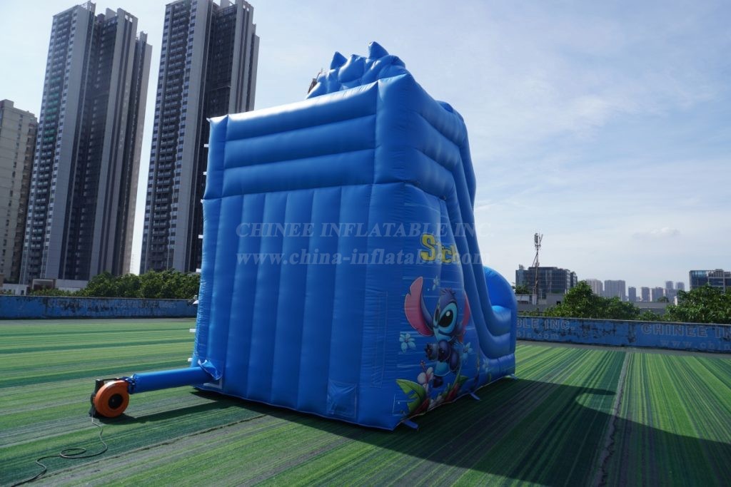 T8-8466B  Lilo & Stitch Inflatable Water Slide with Splash Pool