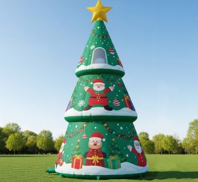 C1-606 Árvore de Natal Inflável para Eventos e Promoções de Fim de Ano