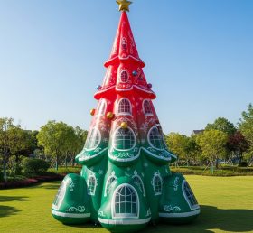 C1-607 Árvore de Natal Inflável para Eventos e Promoções de Fim de Ano