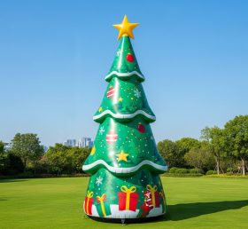C1-619 Árvore de Natal Inflável - Perfeita para Publicidade de Férias e Decoração de Eventos