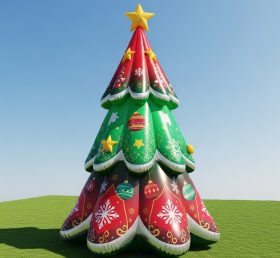 C1-649 Árvore de Natal Inflável para Eventos Festivos e Exposições Comerciais