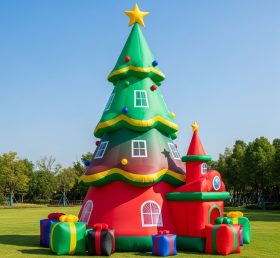 C1-651 Árvore de Natal Inflável para Eventos e Celebrações de Fim de Ano