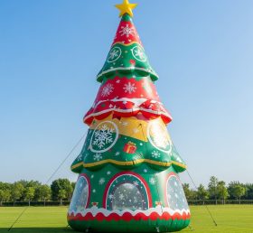 C1-652 Árvore de Natal Inflável para Decorações de Feriado e Uso em Eventos