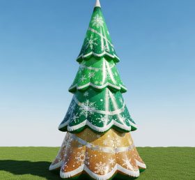 C1-653 Árvore de Natal Inflável para Uso Comercial e em Eventos