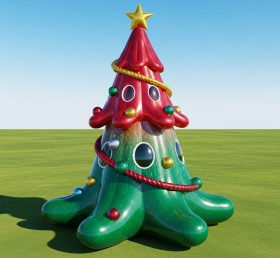 C1-668 Árvore de Natal Inflável para Eventos Festivos e Decorações de Feriado