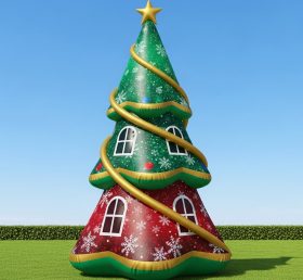 C1-675 Árvore de Natal Inflável para Eventos e Promoções de Fim de Ano