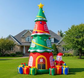 C1-678 Árvore de Natal Inflável para Eventos de Fim de Ano e Exposições Comerciais