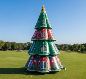 C1-681 Árvore de Natal Inflável para Decoração de Eventos e Usos Promocionais
