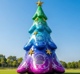 C1-685 Árvore de Natal Inflável Festiva para Eventos e Promoções Comerciais
