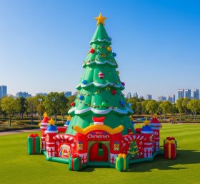 C1-701 Árvore de Natal Inflável para Eventos Comerciais e Promoções de Feriado