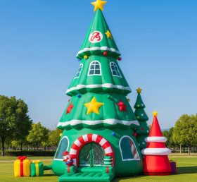 C1-703 Árvore de Natal Inflável para Eventos Festivos e Exposições Comerciais