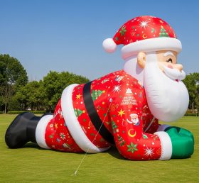 C1-408 Papai Noel inflável deitado