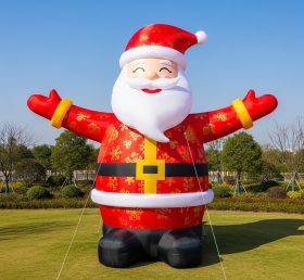C1-437 Papai Noel inflável com traje chinês