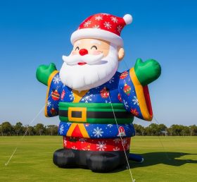 C1-448 Papai Noel inflável vestindo um quimono japonês