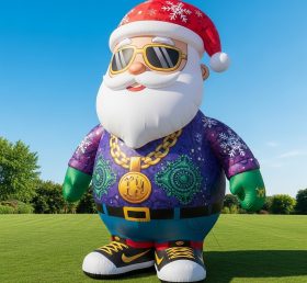 C1-451 Papai Noel inflável estilo hip-hop