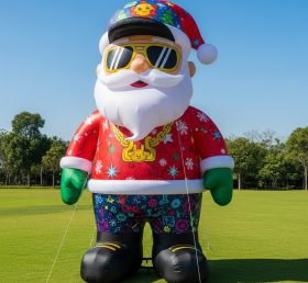 C1-453 Papai Noel inflável estilo hip-hop