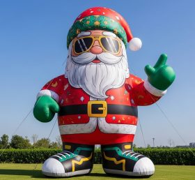 C1-456 Papai Noel inflável em estilo hip-hop