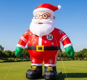 C1-460 Estilo esportivo e lazer Papai Noel inflável