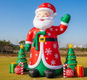 C1-479 Papai Noel inflável vestido com traje tradicional coreano