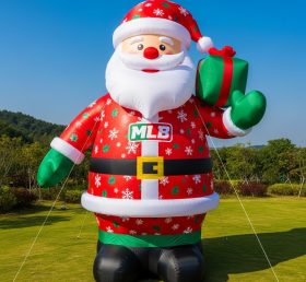 C1-506 Papai Noel inflável vestindo roupas de marca esportiva