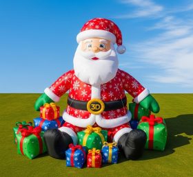 C1-524 Papai Noel inflável sentado