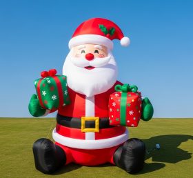 C1-525 Papai Noel inflável sentado