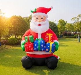 C1-522 Papai Noel inflável sentado