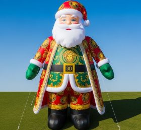 C1-536 Papai Noel inflável usando roupa de marca fashion