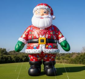 C1-539 Papai Noel inflável vestindo roupas de marca da moda