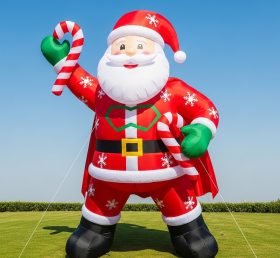 C1-546 Papai Noel inflável estilo Superman