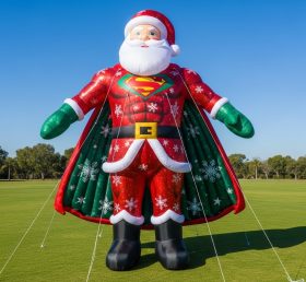 C1-547 Papai Noel inflável estilo Superman