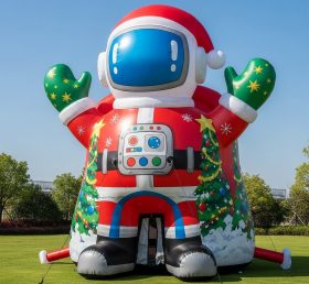C1-554 Papai Noel inflável estilo astronauta
