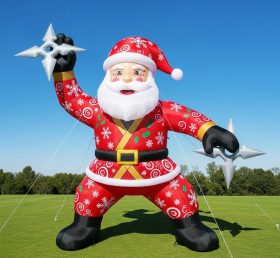 C1-568 Papai Noel inflável estilo ninja