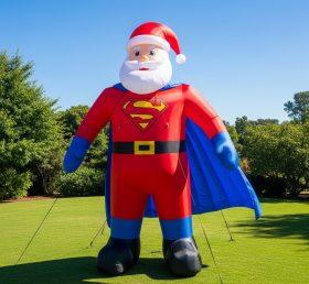 C1-582 Papai Noel inflável estilo Super-Homem