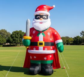 C1-586 Papai Noel inflável em forma de Zorro