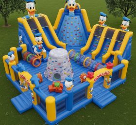 T6-6251 Cidade Divertida Inflável Tema Pato Donald