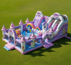 T6-6265 Cidade Divertida Inflável Tema My Little Pony