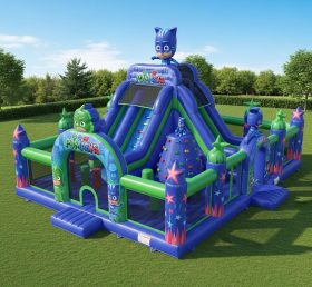 T6-6273 Cidade Divertida Inflável com Tema PJ Masks
