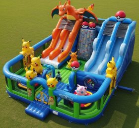 T6-6274 Cidade Divertida Inflável com Tema Pokémon