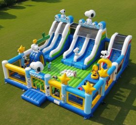 T6-6280 Cidade Divertida Inflável com Tema Snoopy