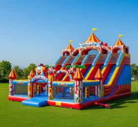 T6-6298 Parque Inflável com Tema de Circo